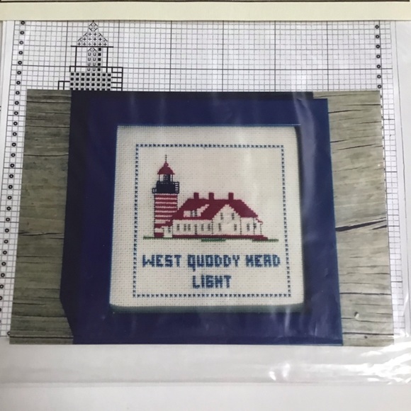 Seguin Designs, Maine Other - Seguin Designs Counted Cross Stitch PATTERN ONLY West Quoddy Head Lighthouse ME